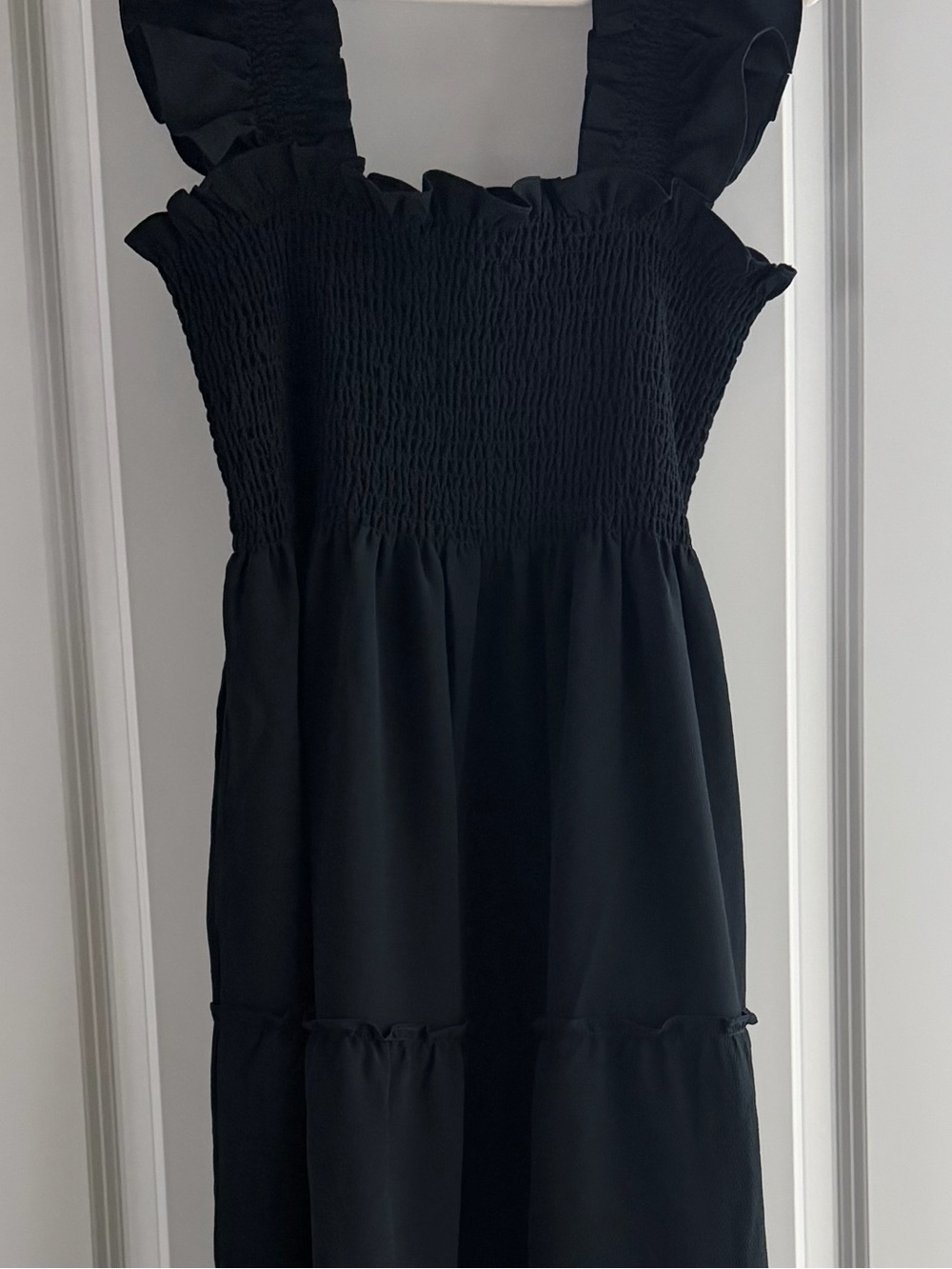 Hill House Black Ellie Nap Dress in Crepe Material - Picture 4 of 4